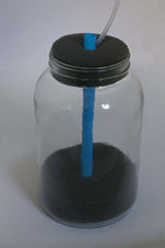 Glass Jar (shown with spawn rearing kit that is not included)