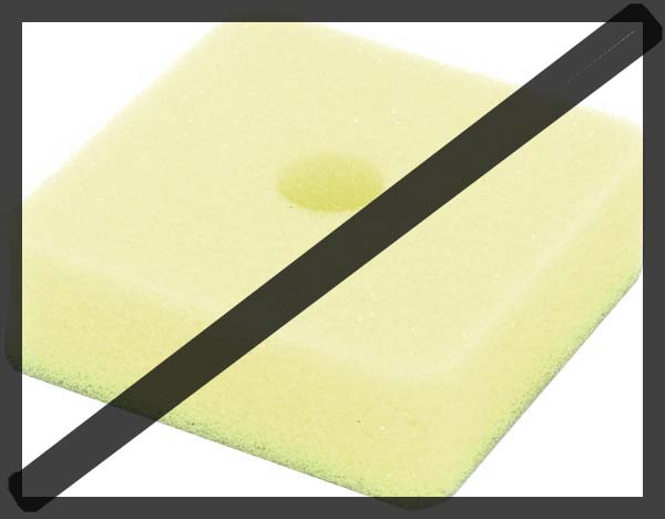 Dustproof 15mm Foam Filter Material , 35PPI Carbon Filter Sponge